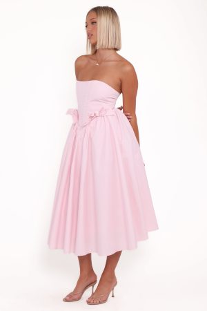 Seren Midi Dress – Pink