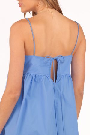 Serina Mini Dress – Blue