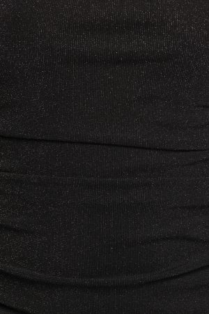 Seville Strapless Mini Dress – Black