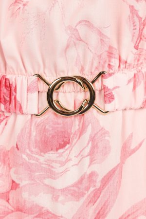 Sharine Long Sleeve Dress – Pink Floral