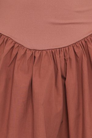 Sheena Long Sleeve Mini Dress – Mocha