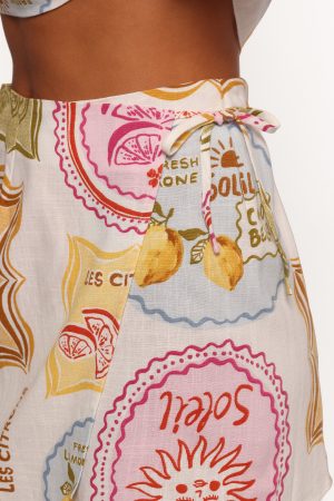 Siena Wrap Mini Skirt – Bella