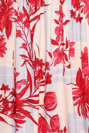 Simmons Mini Dress – Fuchsia Floral