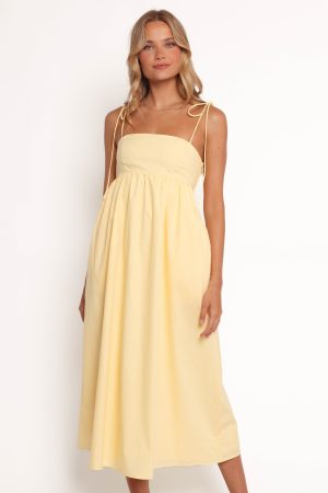 Simona Maxi Dress – Yellow