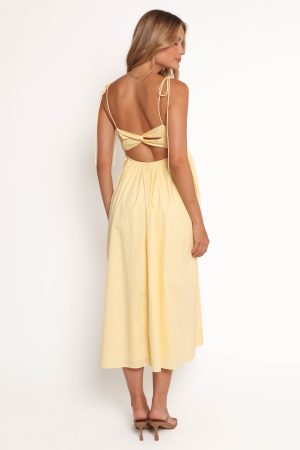 Simona Maxi Dress – Yellow