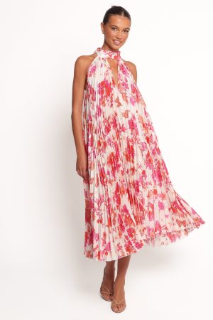 Sirmione Maxi Dress – Pink Floral
