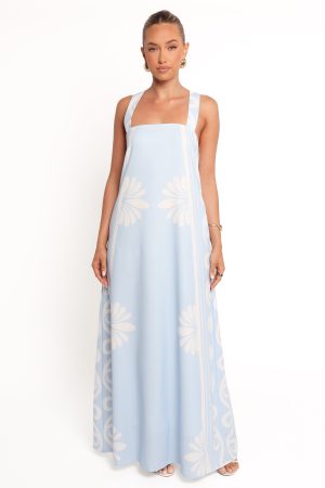 Valeria Maxi Dress – Blue