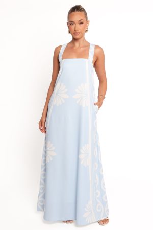 Valeria Maxi Dress – Blue