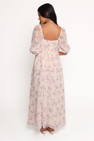 Sonnet Maxi Dress – Pink Floral
