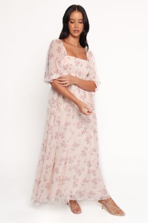 Sonnet Maxi Dress – Pink Floral