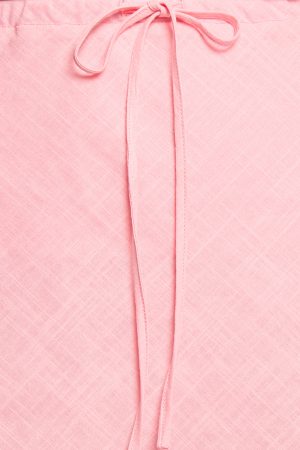 Sonni Linen Mini Skirt – Pink
