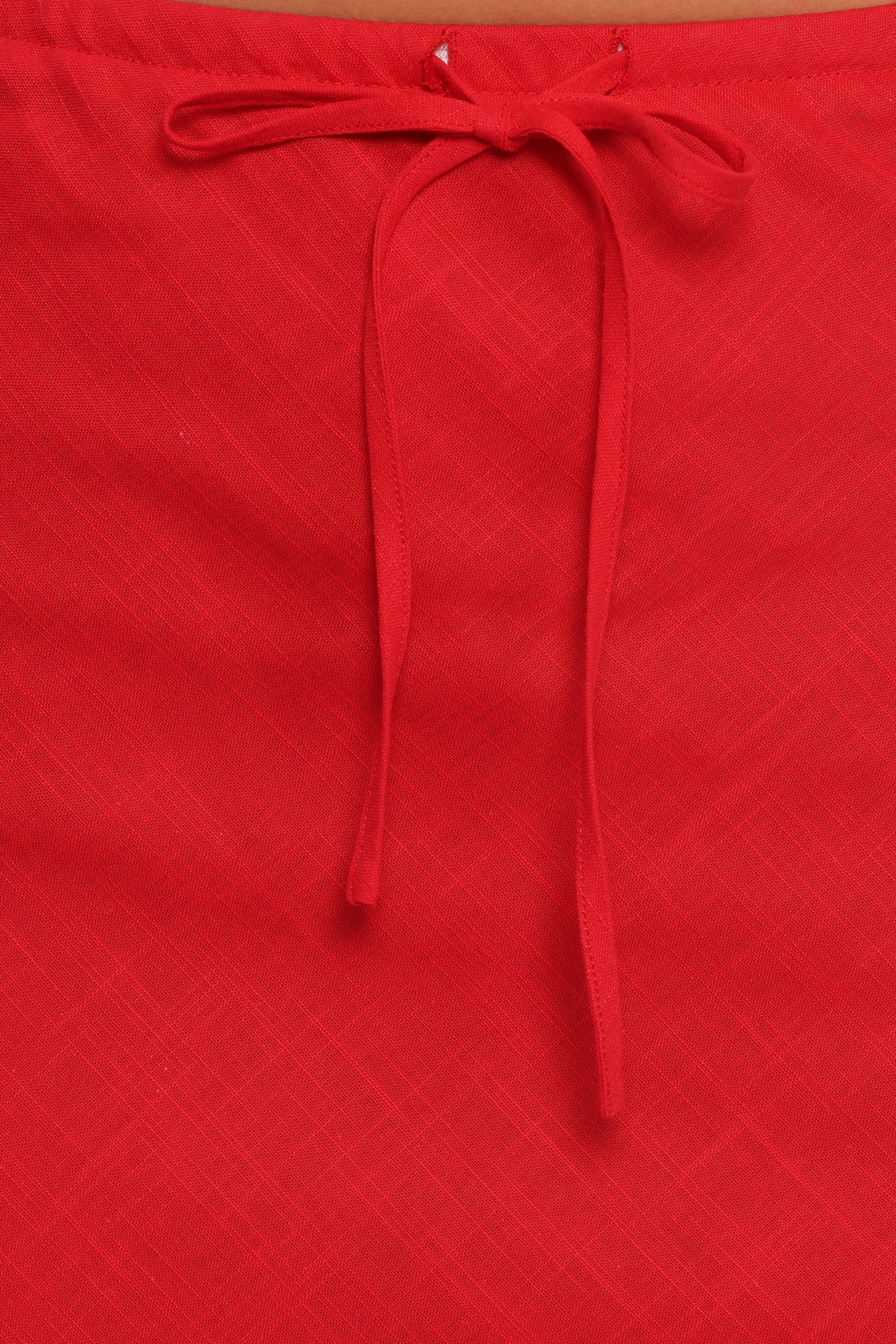 SonniLinenMiniSkirt-Red8-4
