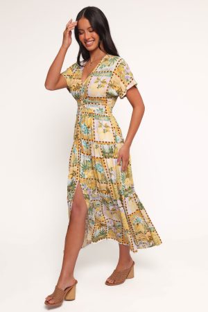Sorrento Maxi Dress – Tropical Sun