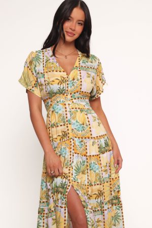 Sorrento Maxi Dress – Tropical Sun