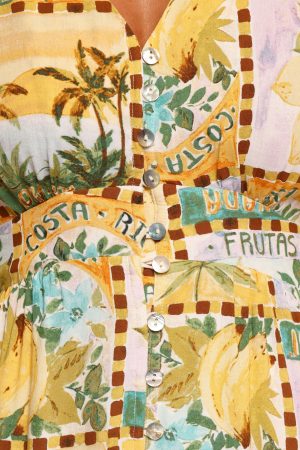 Sorrento Maxi Dress – Tropical Sun