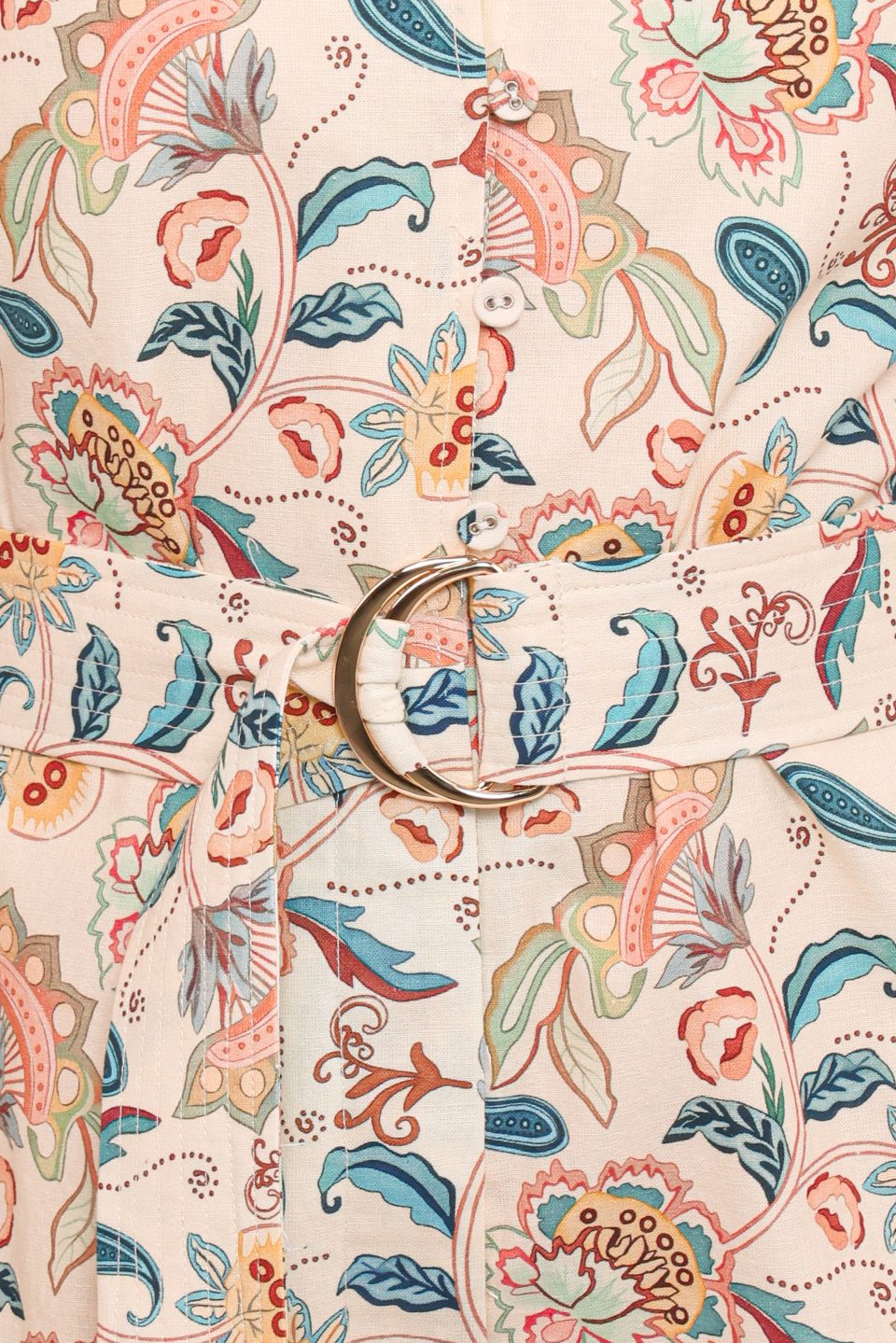 Soul Belted Romper - Paisley