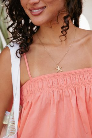 Starfish Necklace – Gold