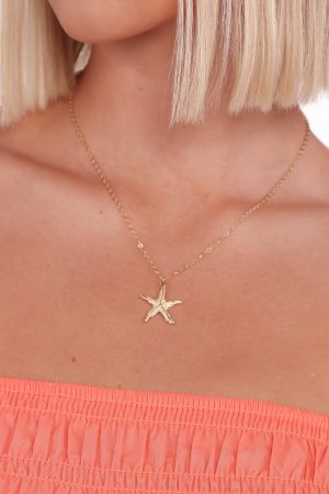 Starfish Necklace – Gold