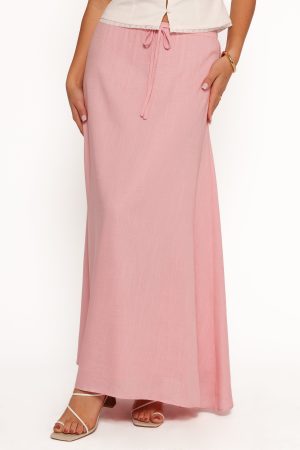 Stevie Maxi Skirt – Pink