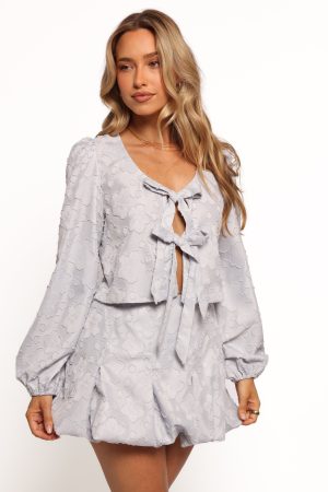 Stevie Two Piece Set – Dusty Blue