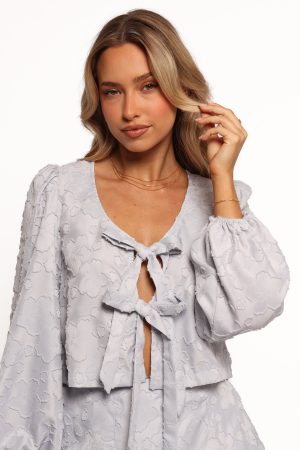 Stevie Two Piece Set – Dusty Blue