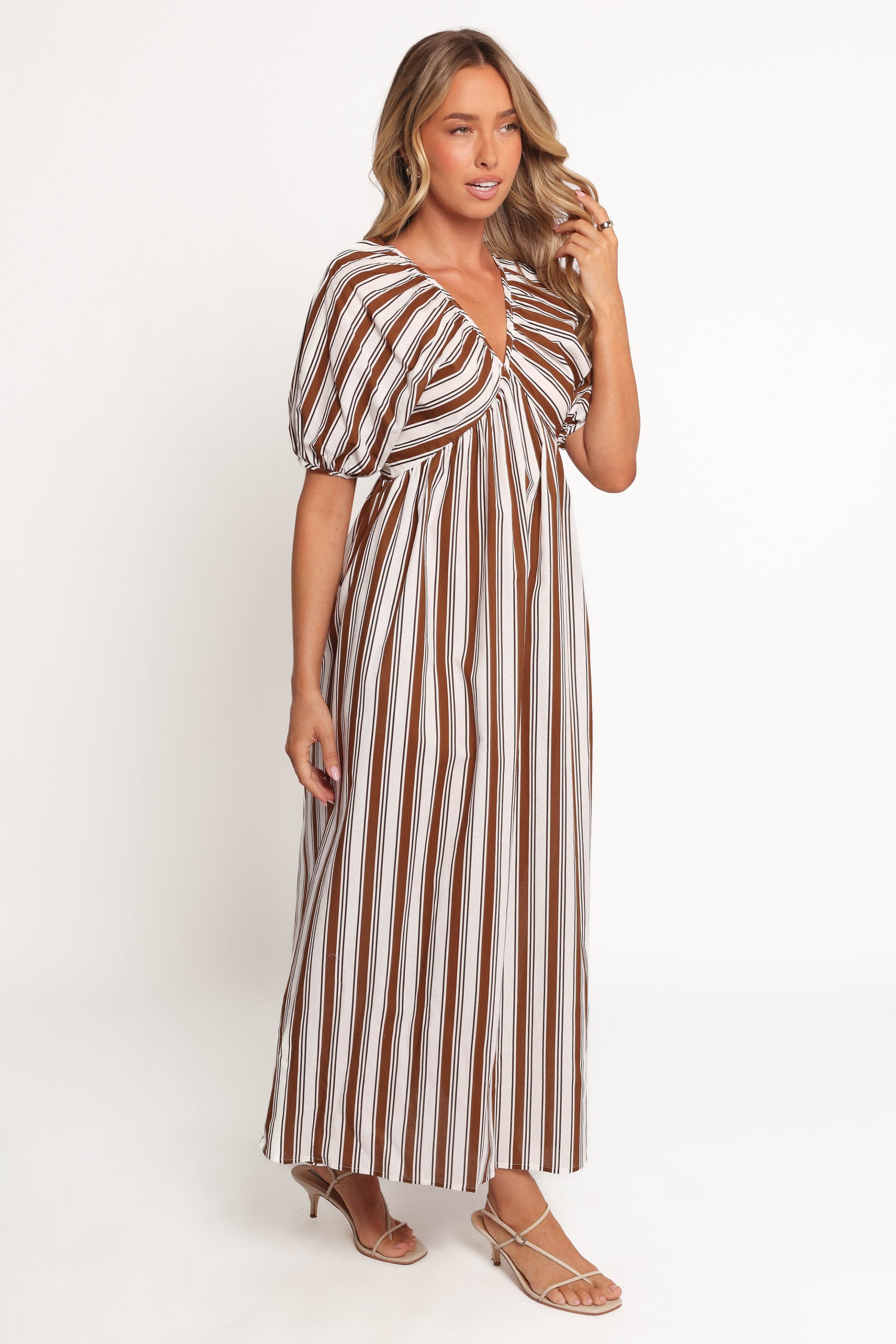 SullivanPuffSleeveMaxiDress-ChocolateStripe5-10