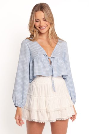 Sundara Long Sleeve Top – Blue