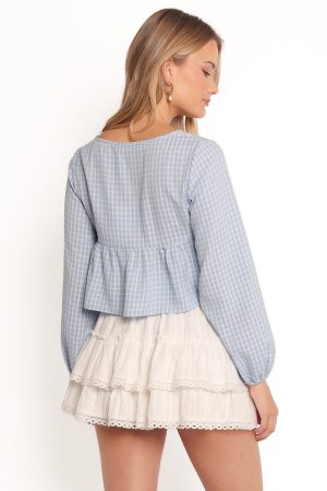 Sundara Long Sleeve Top – Blue