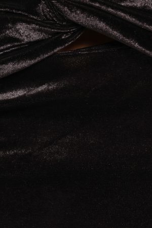 Suri Velvet Maxi Skirt – Black