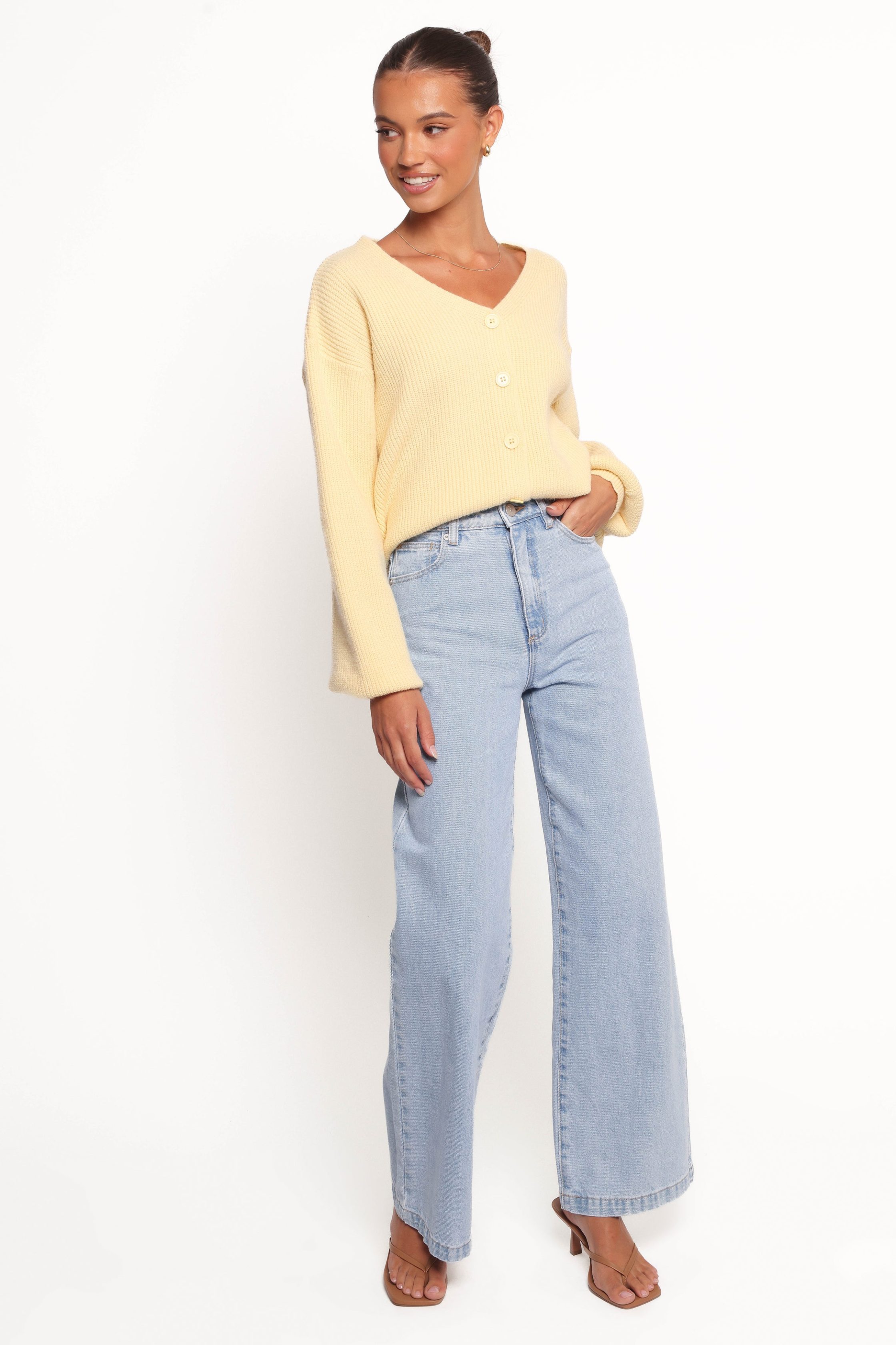 SybilButtonFrontCardigan-ButterYellow1-4