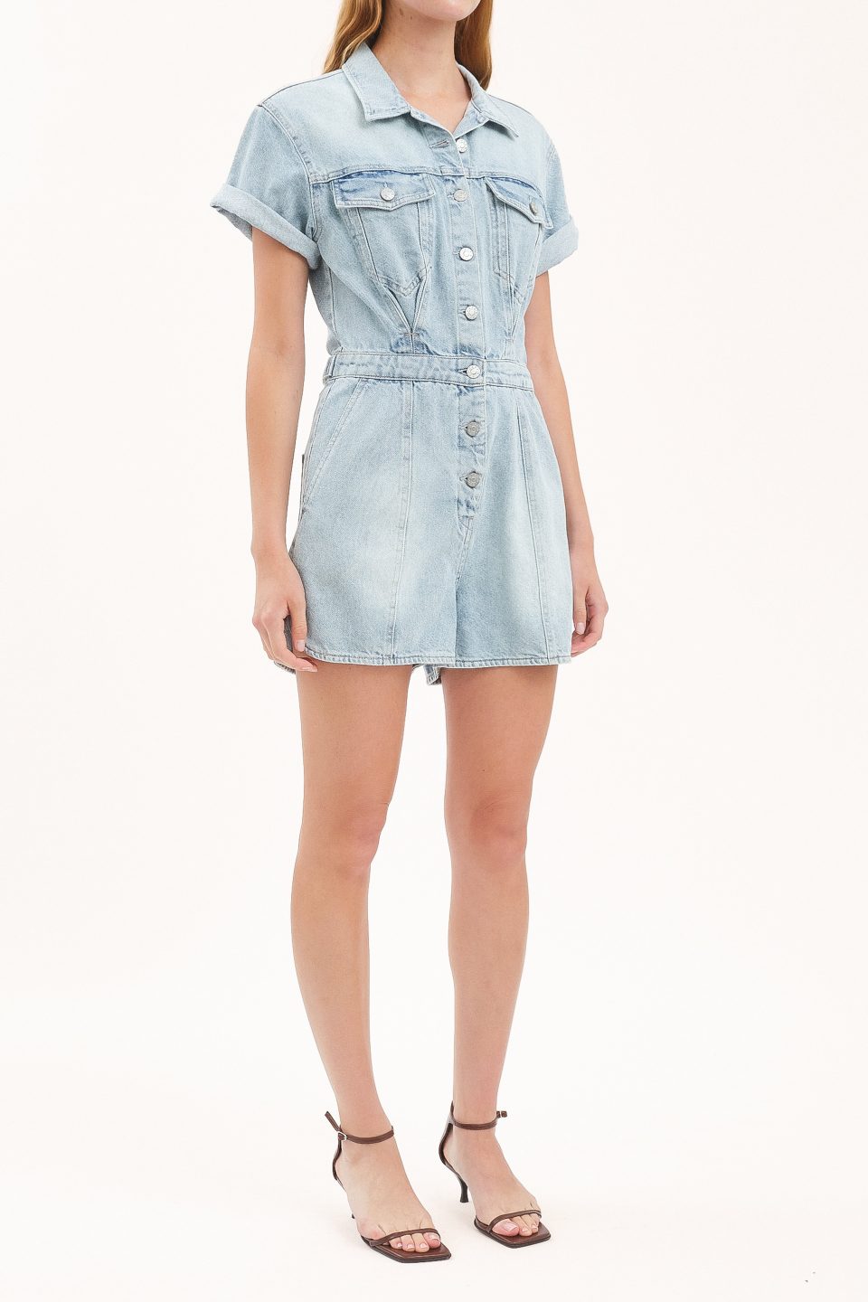 Topanga Romper - Dolphin