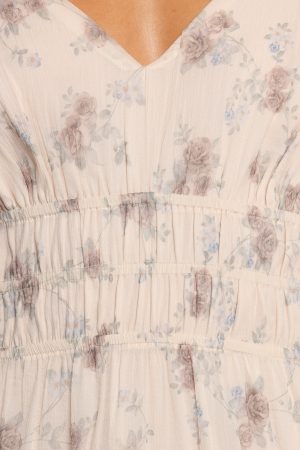 Talia Maxi Dress – Cream Multi Floral