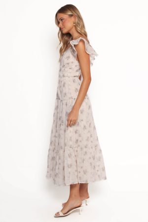Talia Maxi Dress – Cream Multi Floral
