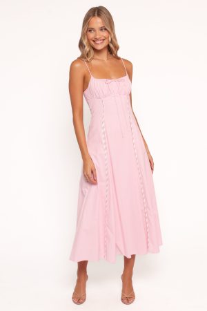 Talyn Midi Dress – Pink