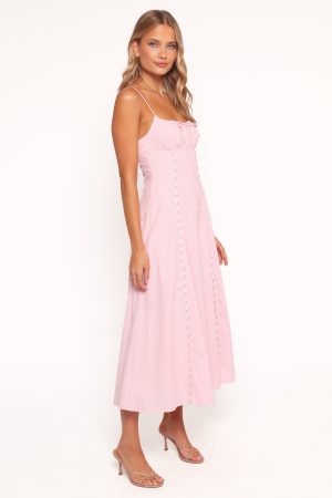 Talyn Midi Dress – Pink