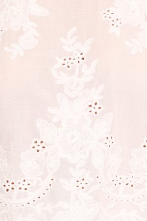 Tanis Embroidered Top – White