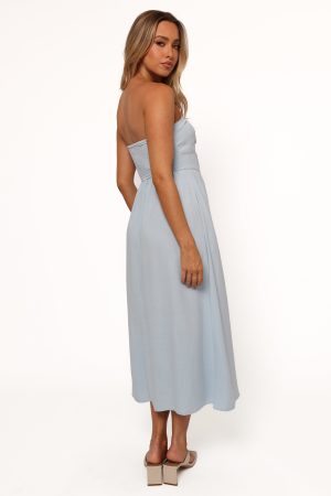 Tanner Midi Dress – Light Blue