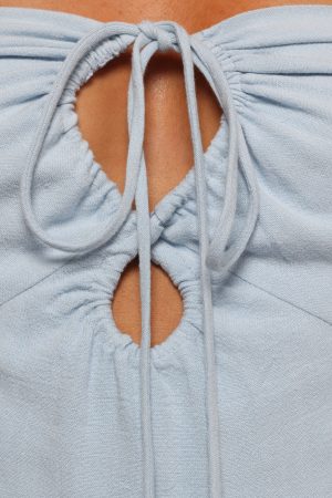 Tanner Midi Dress – Light Blue