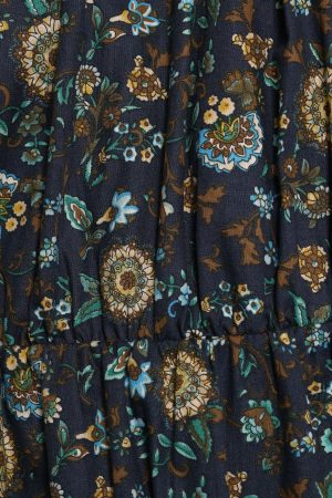 Tasmin Midi Dress – Blue Floral