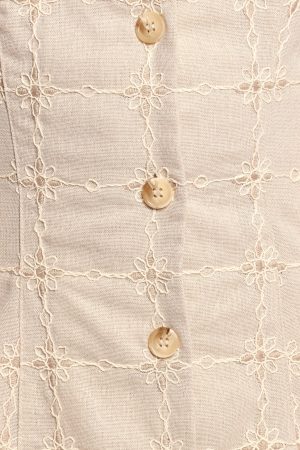 Tayla Mini Dress – Light Taupe