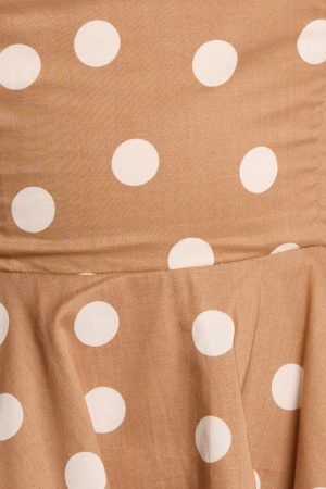 Teaghan Mini Dress – Light Mocha