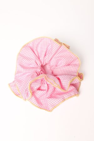 Tegan Scrunchie – Pink/Orange