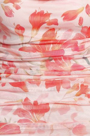 Tempest Midi Dress – Pink Floral