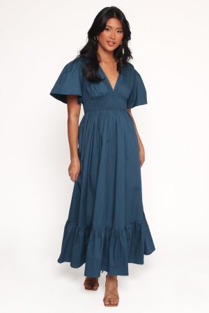 Tessa Maxi Dress – Blue