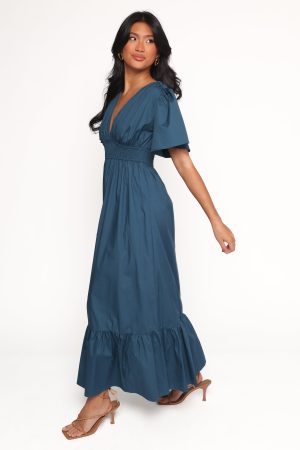 Tessa Maxi Dress – Blue