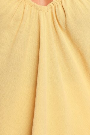 Theodora Halterneck Top – Yellow