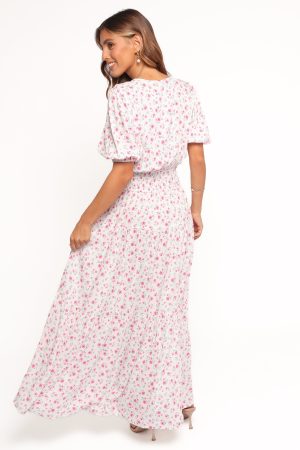 Thomas Maxi Dress – Pink Ditsy Floral