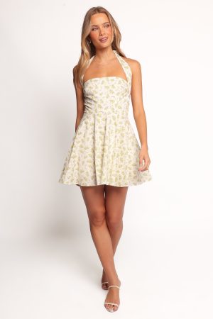 Thornton Mini Dress – Yellow Floral