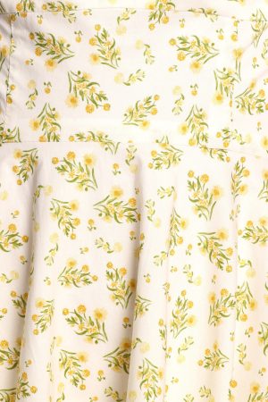 Thornton Mini Dress – Yellow Floral