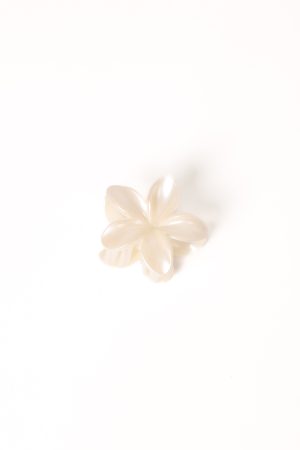 Tiarne Hair Clip – White